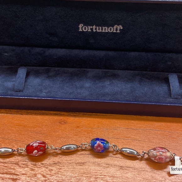 Fortunoff Jewelry Vintage Murano Glass Bead Bracelet From Fortune